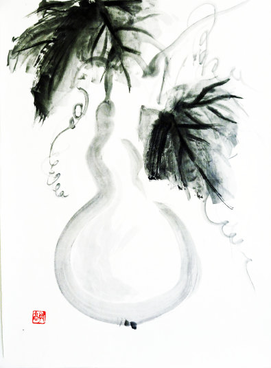 水墨画教室　お手本